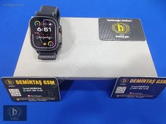 Resim SIFIR SİYAH ÖZEL RENK APPLE WATCH ULTRA 2.NESİL DEMİRTAŞ GSM İLE 
