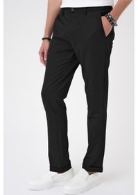 Resim Efor Comfort Fit Beli Lastikli Siyah Jogger Pantolon P 1183 Siyah 