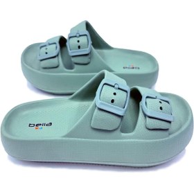 Resim Kidx Bella Tokalı Erkek Çocuk Plaj Sokak Terliği Mint Yeşil 