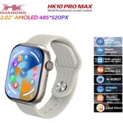 Resim Agm Teknoloji HK10 Pro Max Plus AMOLED Akıllı Saat Erkek Kadın Spor Saatler Serisi 10 APP AI Robot Smartwatch Güm 