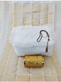 Resim 4 Parça Bohça Gelin Damat Çeyiz Bohça Tafta Saçaklı Kutu 70 x 120 