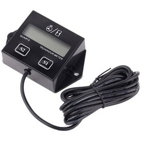 Resim Youmex Su Geçirmez Lcd Motor Devir Saati Ve Çalışma Saati Göstergesi - Motosiklet, Atv, Tekne İçin 