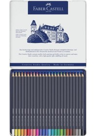 Resim Faber-Castell Goldfaber Kuru Boya Kalemi 24 Renk 