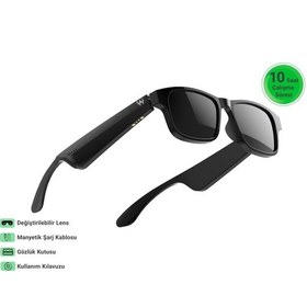 Resim Wiami Akıllı Güneş Gözlüğü Siyah 