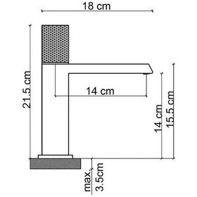 Resim Fontana Lavabo Bataryası Rose Fk-9113 Rose 