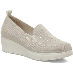 Resim Polaris 166788.z5fx Bej Kadın Loafer 000000000101971248 Bej 