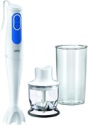 Resim Braun 500 - 800 Watt Beyaz Blender Seti Evrekala 500 - 750 ml Paslanmaz Çelik Beyaz Gar 
