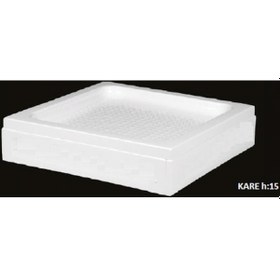Resim Alika Kare H 15 Panelli Duş Teknesi 110 x 110 