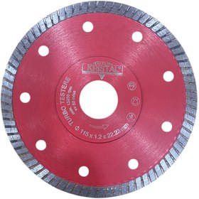 Resim kölner kristal süper ince elmas Granit Fayans Seramik Kesici ultura çapaksız kesim profesyonel 115×1.2mm 