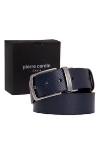 Resim Pierre Cardin Çift Yönlü Deri Erkek Kemer En 4 Cm Pc4099 Lacivert 