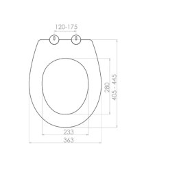 Resim NKP Slim Smart Thermoplast Yavaş Kapanan Klozet Kapağı 