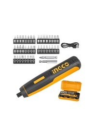 Resim Ingco USB Şarjlı Li-ion Akülü Akıllı Vidalama Tornavida Seti 