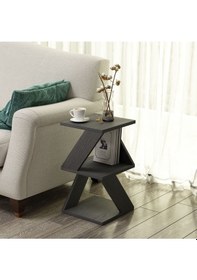 Resim Albeni Yan Sehpa Ahşap Siyah - Ahşap Siyah Ahşap Siyah 