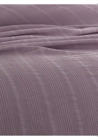 Resim Tek Kişilik Waffle Pike 160x230cm, %100 Pamuk, Petek Tasarım, Lila Lila 