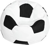 Resim Futbol Oxford Bez Çocuk Fasulye Torbası Kapak Çocuklar Için Doldurulmuş Hayvan Depolama Seçmek İçin 3 Renk - Beyaz 80cm-Stokta -Yvan 