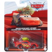 Resim DİSNEY Disney Cars Arabalar Filmi 1/55 Ölçek Tekli Karakter Araçlar FLL84 Tumbleweed Lightning McQueen 