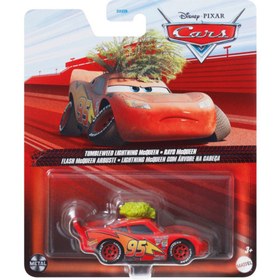 Resim DİSNEY Disney Cars Arabalar Filmi 1/55 Ölçek Tekli Karakter Araçlar FLL84 Tumbleweed Lightning McQueen 