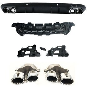 Resim Autogp Mercedes W257 Difüzör Ve Krom Egzoz Ucu Cls53 Amg 