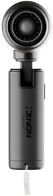 Resim Xenon Smart Taşınabilir Mini El Vantilatörü Seyahat için USB Type-C Şarj Edilebilir Ultra Sessiz 5 Hız Kademeli 14000 rpm Ayarlanabilir Başlıklı Soğutucu Fan X6101 (Gri) 