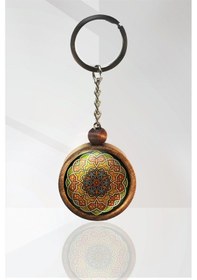 Resim Mandala Ahşap Anahtarlık Tek Ebat N11.3299 