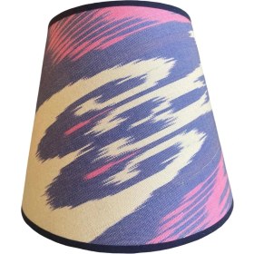 Resim Ela Ikat Abajur Şapkası 