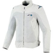 Resim Alpinestars Stella Circal-1 Air Korumalı Kadın Motosiklet Montu Gri Mavi 