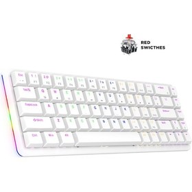 Resim Rampage Rebel Kırmızı Switch Mekanik Oyuncu Klavye 