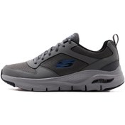 Resim Skechers Arch Fit Render Gri Erkek Günlük Spor Ayakkabı 