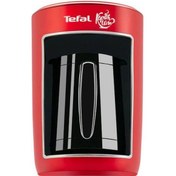 Resim Tefal Köpüklüm Türk Kahve Makinesi Kırmızı 