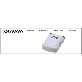 Resim Daiwa Plastik Kutu 8 Bölmeli Beyaz 