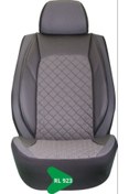 Resim K-Design ELİT JAKAR YASTIKLI KOLTUK KILIFI TİCARİ SERİSİ SİYAH-KOYU GRİ RL923 