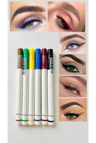 Resim hi beauty 6 Renkli Göz Kalem Seti 