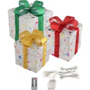 Resim Suntek 3 Adet Ev İçin Yılbaşı Ağacı İç Mekan Fiyonklu Karışık 