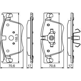 Resim Peugeot 508 1.5hdı 2018-2024 Bosch Ön Balata Netpar25833 