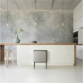 Resim Brabantia Çöp Kutusu 36 Lt Dokunmatik Bo Touch Platinium 315787 
