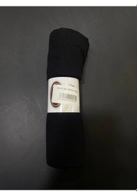 Resim Penye Şal Siyah-üçgül Çok Renkli 