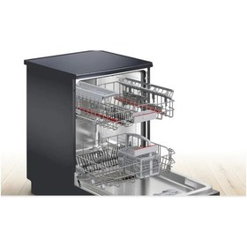 Resim Bosch Sms4ıkc62t 6 Programlı Siyah Inox Bulaşık Makinesi 