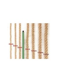 Resim Jütburada Jüt Halat 10 Mm 20 Metre Hasır Dekor Süsleme İp 