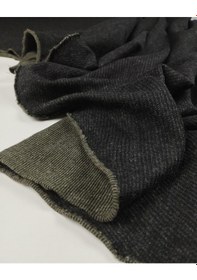 Resim Siyah Üzeri Haki Geçişli Pano Jakarlı Örme Kumaş En 145 Cm X Boy 330 Cm -9665 Renkli 