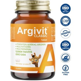Resim Argivit Classic Takviye Edici Gıda 30 Tablet 