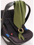 Resim Luckka Çok Amaçlı Müslin Oyuncak , Diş Kaşıyıcı , Puset Oyuncağı , Emzik Tutacağı , Fular - Ztcrınkletoy Haki 