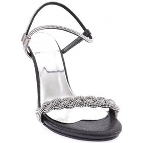 Resim Dgn 533 23y Kadin Silver Taşli Burgu Bantli Abiye Ayakkabi 533-2183-R1534 Siyah 