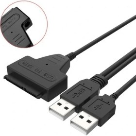 Resim Alfais 4543 USB 2.0 2.5 3.5 Inç Sata SSD HDD Hard Disk Çevirici Dönüştürücü Adaptör Kablosu 
