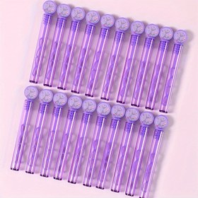 Resim 10/20 adet, Denizkızı Baloncuk Tüpü, Küçük Denizkızı Temalı Parti Dekorasyonu, DIY Denizkızı Çıkartmaları ile Plastik Mor Baloncuk Tüpü, Düğün Gelin Parti Malzemeleri, Mutlu Yıllar Partisi, Bebek Partisi Dekorasyonu Baloncuk Tüpü 