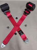 Resim Oto Emniyet Kemeri Kırmızı 3 Nokta Otomatik Sadece Makara 1 Takım 2 Adet Tofaş Şahin Kartal Uyumlu 