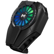 Resim NewFace DL06 RGB Radyatör Telefon Soğutucu Fan - Siyah 