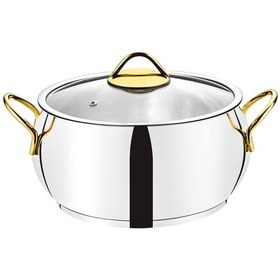 Resim Evimsaray Şevval 8 Parça Tencere Seti Gold 