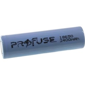 Resim Profuse 3.7v 2400mah 18650 Li-ion Şarjlı Pil - Başsız 