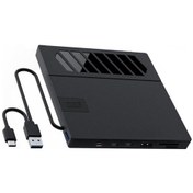 Resim Sones Bt670 Sd Tf Kart Yuvalı Çok İşlevli Harici Optik Sürücü Dvd Yazıcı 