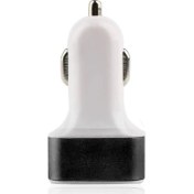 Resim Microcase 3 USB Port 2.1A Araç Içi Çakmaklıktan Şarj Cihazı Beyaz 